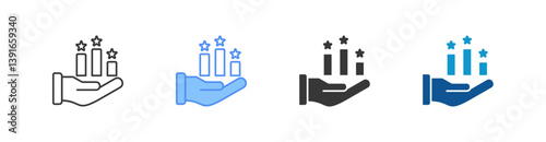 Competitive Multistyle Icon Sheet