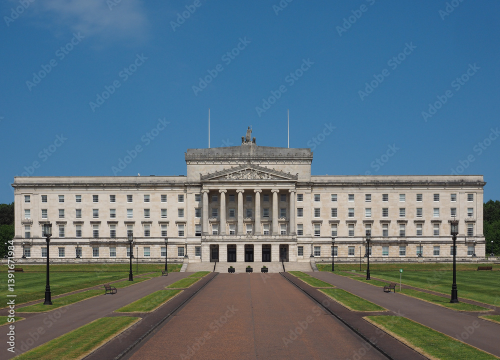 Naklejka premium Stormont Parliament Buildings in Belfast
