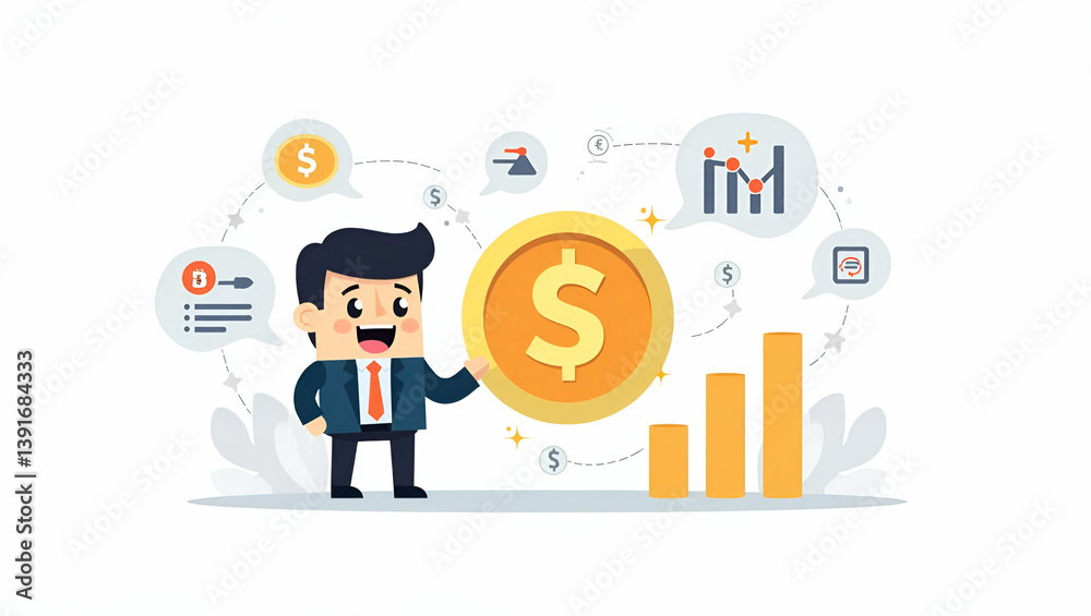 Flat Innovative programmable digital currency imagery depicts advanced blockchain frameworks enabling dynamic smart contract functionality and secure automated financial exchanges in contemporary mone Flat Innovative programmable digital currency imagery depicts advanced blockchain frameworks enabling dynamic smart contract functionality and secure automated financial exchanges in contemporary mone