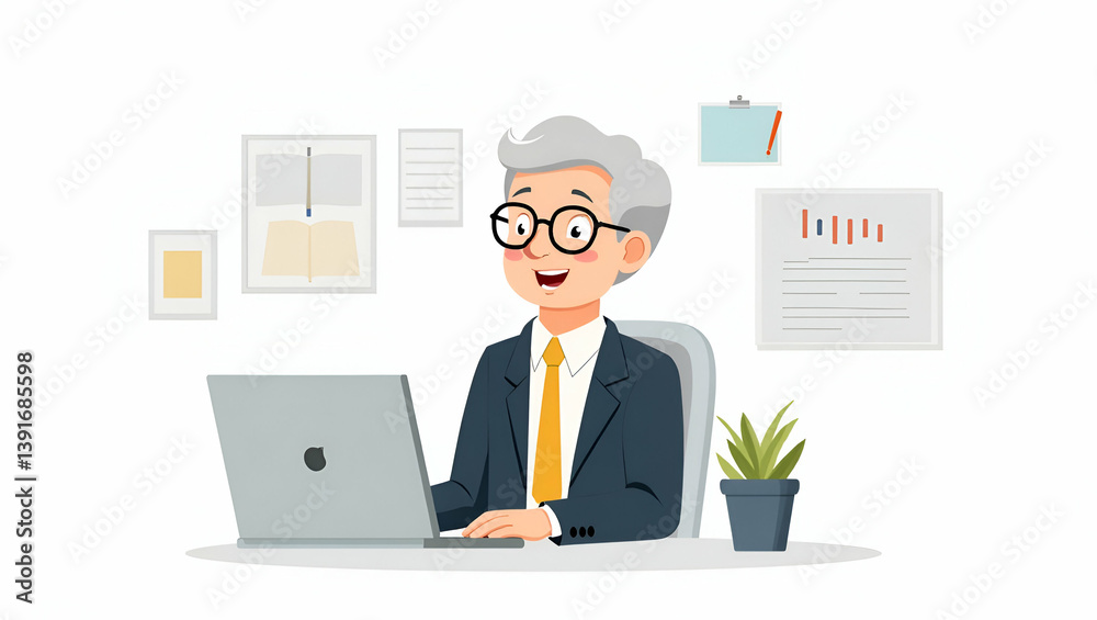 Flat Innovative Lifelong Learning for Seniors: Visual Narrative of Dynamic Digital Classrooms & Modern Tools for Continuous Education & Engagement Flat Innovative Lifelong Learning for Seniors: Visual Narrative of Dynamic Digital Classrooms & Modern Tools for Continuous Education & Engagement