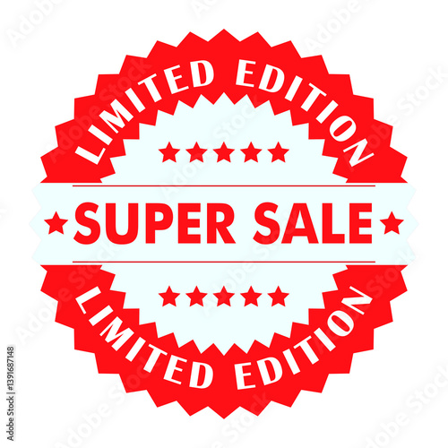 Limited edition super sales stamp icon transparent background