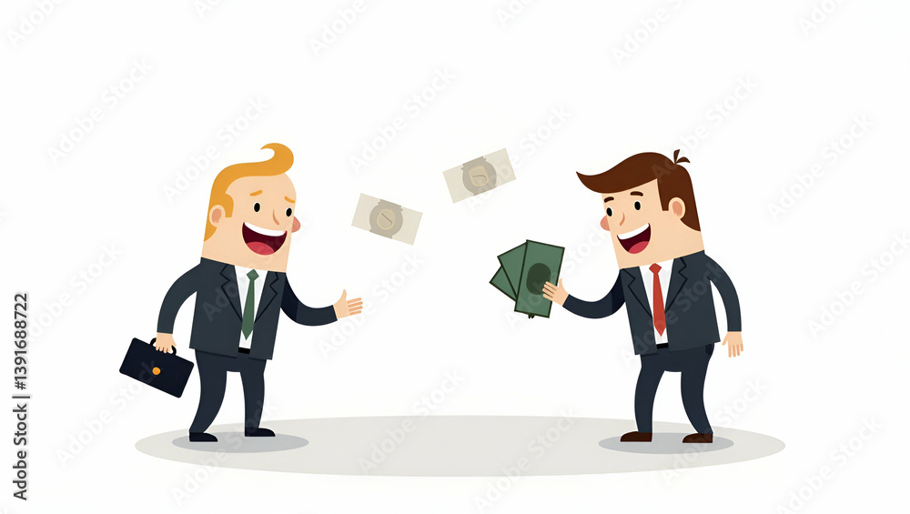 Understanding Trade War Effects: A Cute Flat Vector Illustration of Currency Manipulation, Central Bank Interventions, and Volatile Exchange Rates Impacting Financial Markets Understanding Trade War Effects: A Cute Flat Vector Illustration of Currency Manipulation, Central Bank Interventions, and Volatile Exchange Rates Impacting Financial Markets