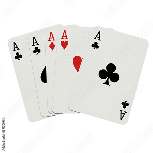 Four Aces: Poker Cards Image