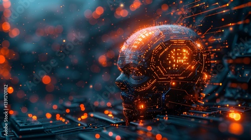 Machine Learning Icons and Graphics for Stock Download