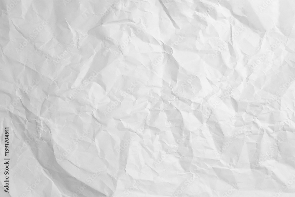 White Paper Texture background. Crumpled white paper abstract shape background with space paper for text. Clean white paper, wrinkled, abstract background. White Paper Texture background. Crumpled white paper abstract shape background with space paper for text. Clean white paper, wrinkled, abstract background.