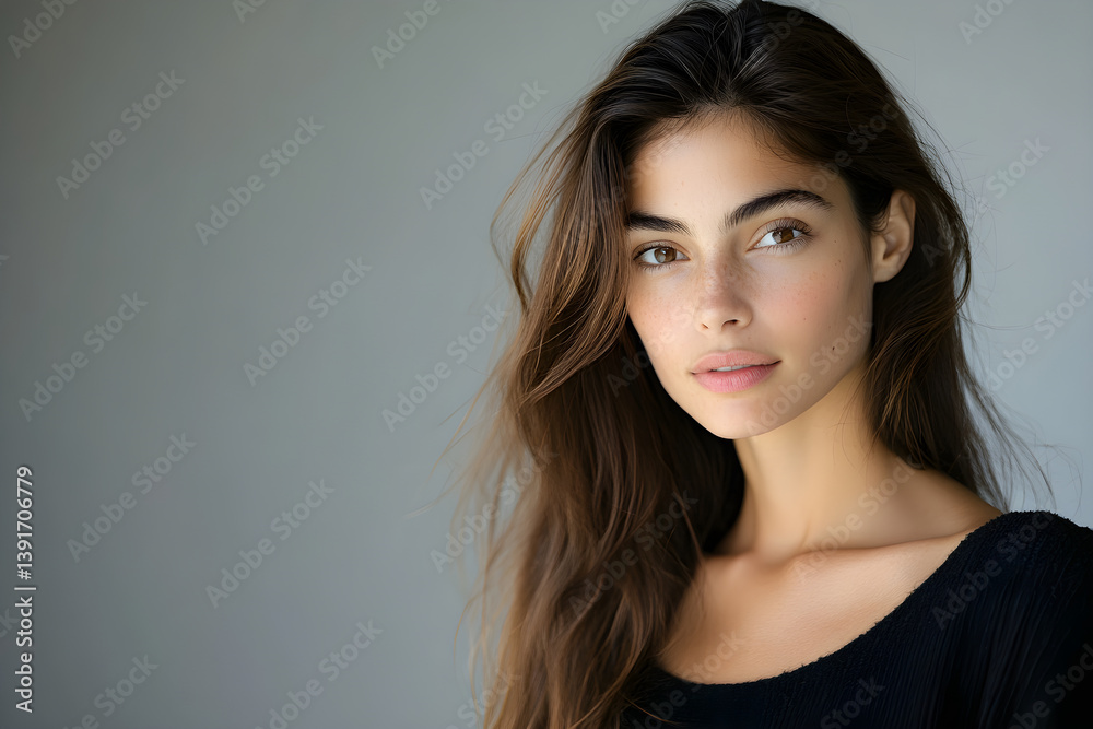 Minimalist Empty Photo Studio Setup with Seamless White Backdrop Minimalist Empty Photo Studio Setup with Seamless White Backdrop