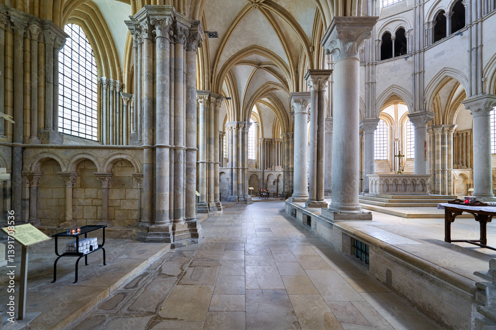 Fototapeta premium Vezelay Abbey. Bourgogne France.