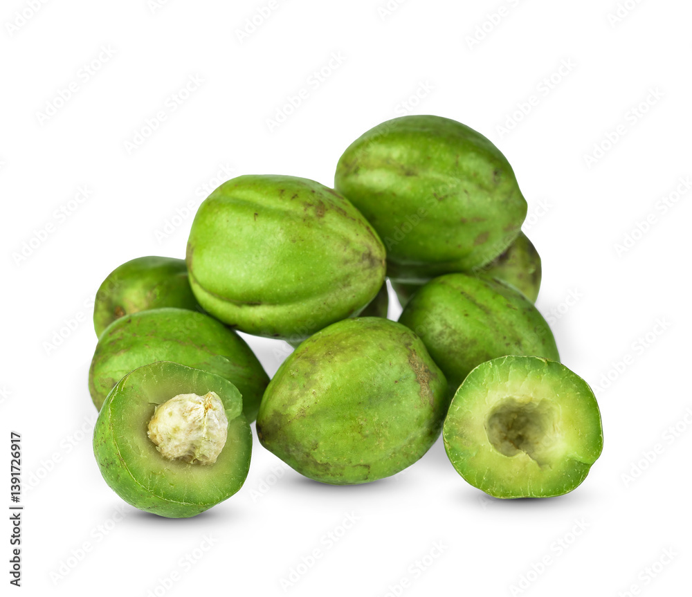 Chebulic Myrobalans, Myrolan Wood (Terminalia chebula Retz.) Fruit on transparen png, medicinal properties. Chebulic Myrobalans, Myrolan Wood (Terminalia chebula Retz.) Fruit on transparen png, medicinal properties.