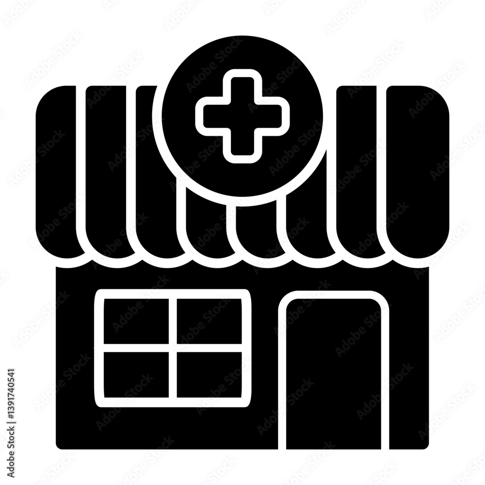 Obraz premium Pharmacy Store Icon