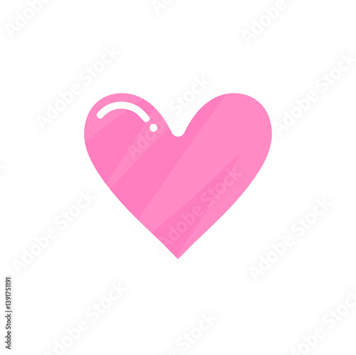 Cute love heart stickers 
