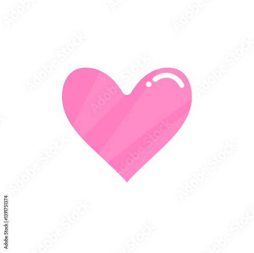 Cute love heart stickers 