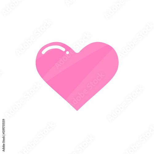 Cute love heart stickers 
