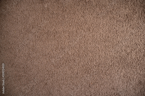 Texture of brown shag carpet