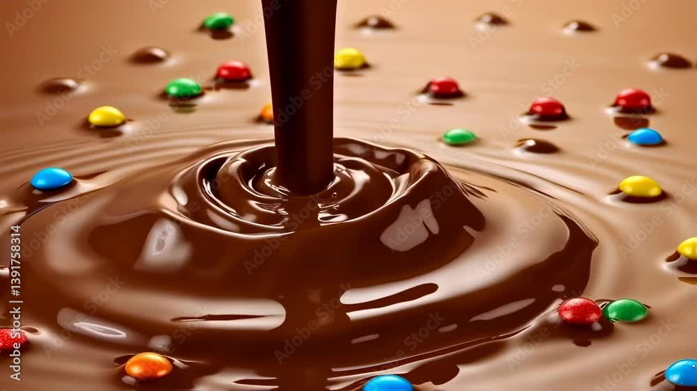 Chocolate Waterfall and Gumdrop Lake