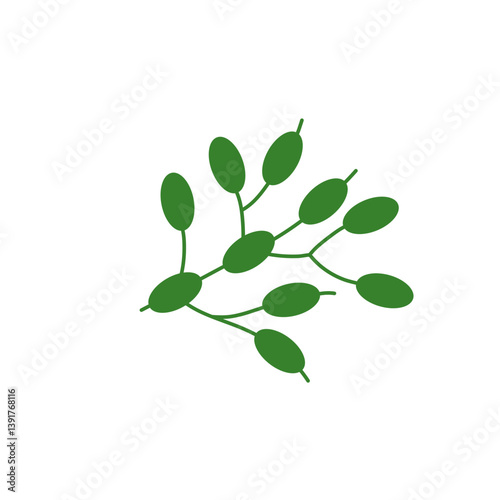 Lymph node cancer icon. Lymphocytic neoplasm sign. Vector illustration.
