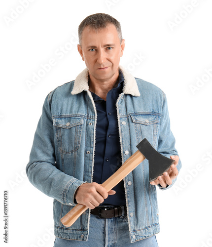 Portrait of adult man with ...