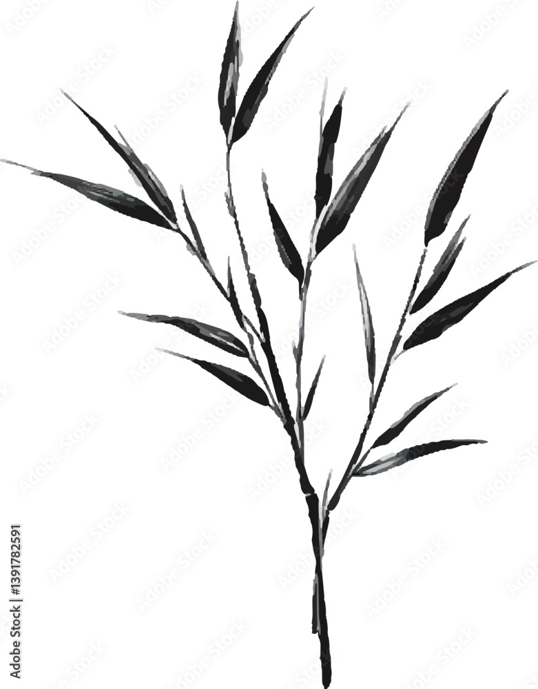 Naklejka premium vector silhouette of a tree