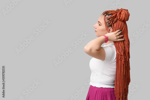 Portrait of pretty young wo...