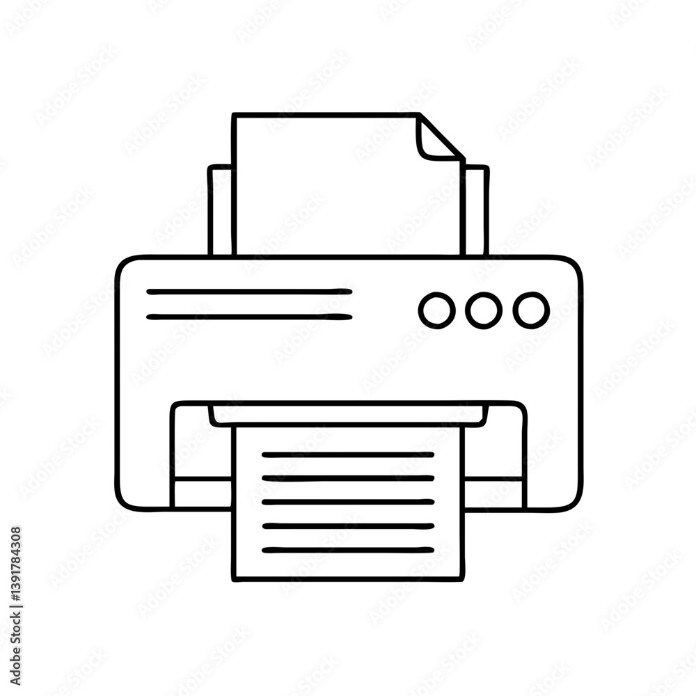 printer icon, printer vector illustration-simple illustration of printer, perfect for printer logos and icons printer icon, printer vector illustration-simple illustration of printer, perfect for printer logos and icons