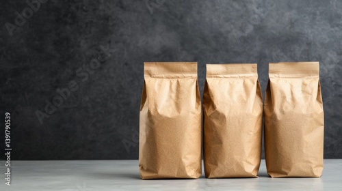 Rustic Friendly Packaging Mockup for Textured Products on a Simple Background