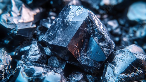 raw metallic lithium ore in close up with rugged reflective surfaces revealing natural mineral texture geological character and the value of strategic resource extraction