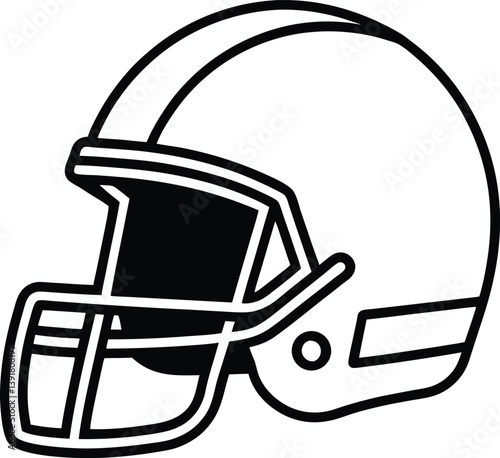 Football Helmet Protection Game Sport Equipment, football helmet flat icon, Helmets black Clip art