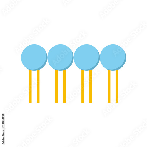 Phospholipid Molecule in Liposome. Micelle Structure. Vector illustration.