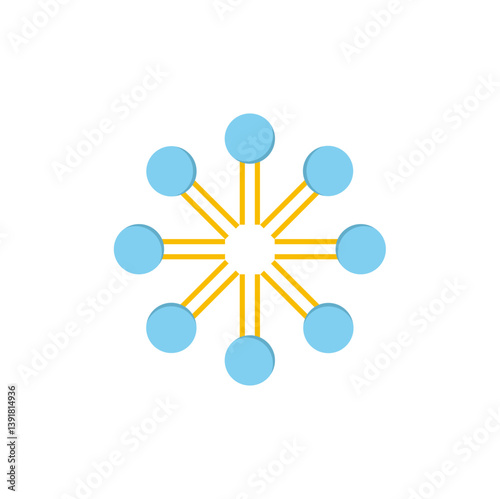 Phospholipid Molecule in Liposome. Micelle Structure. Vector illustration.