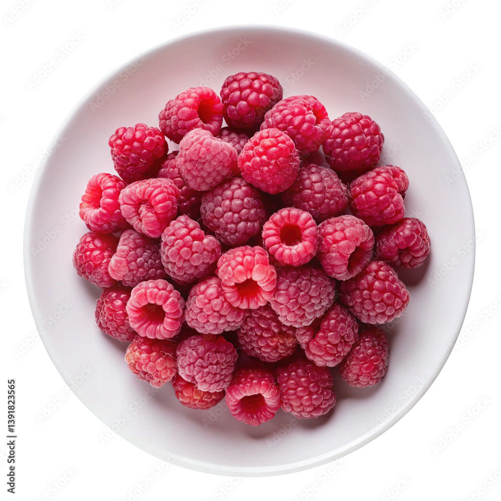 A Bowl of Fresh Raspberries Ready to Eat Delicious Summer Fruit A Bowl of Fresh Raspberries Ready to Eat Delicious Summer Fruit