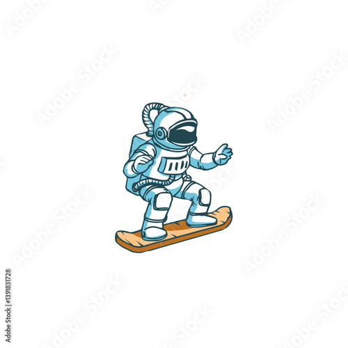 astronod on a skateboard