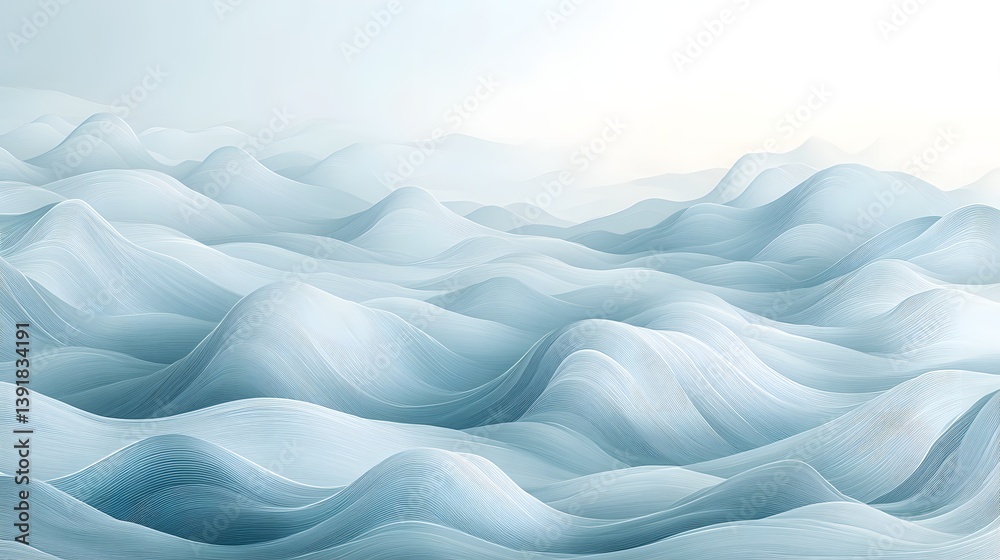 Obraz premium there is a large amount of wavy white waves in the ocean