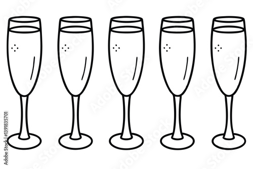 Mimosa Line Art Creative Floral Design for Beautiful Illustration Artwork  