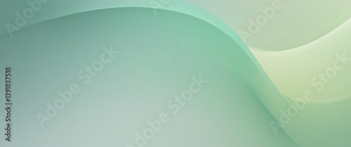 Abstract Teal Green Gradient Background Image.