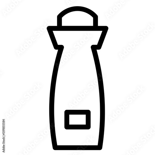 Cream Eye Facial Line Icon