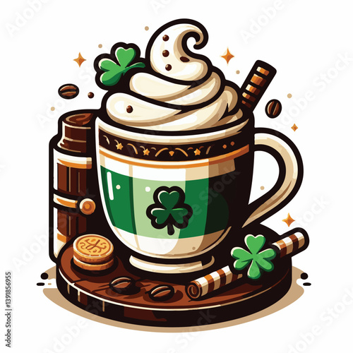 coffee, drink, beverage, irish, glass, espresso, cup, sweet, brown, cafe, cappuccino, food, caffeine, latte, milk, delicious, dessert, cream, cocktail, mug, sugar, background, irish coffee, alcohol, f