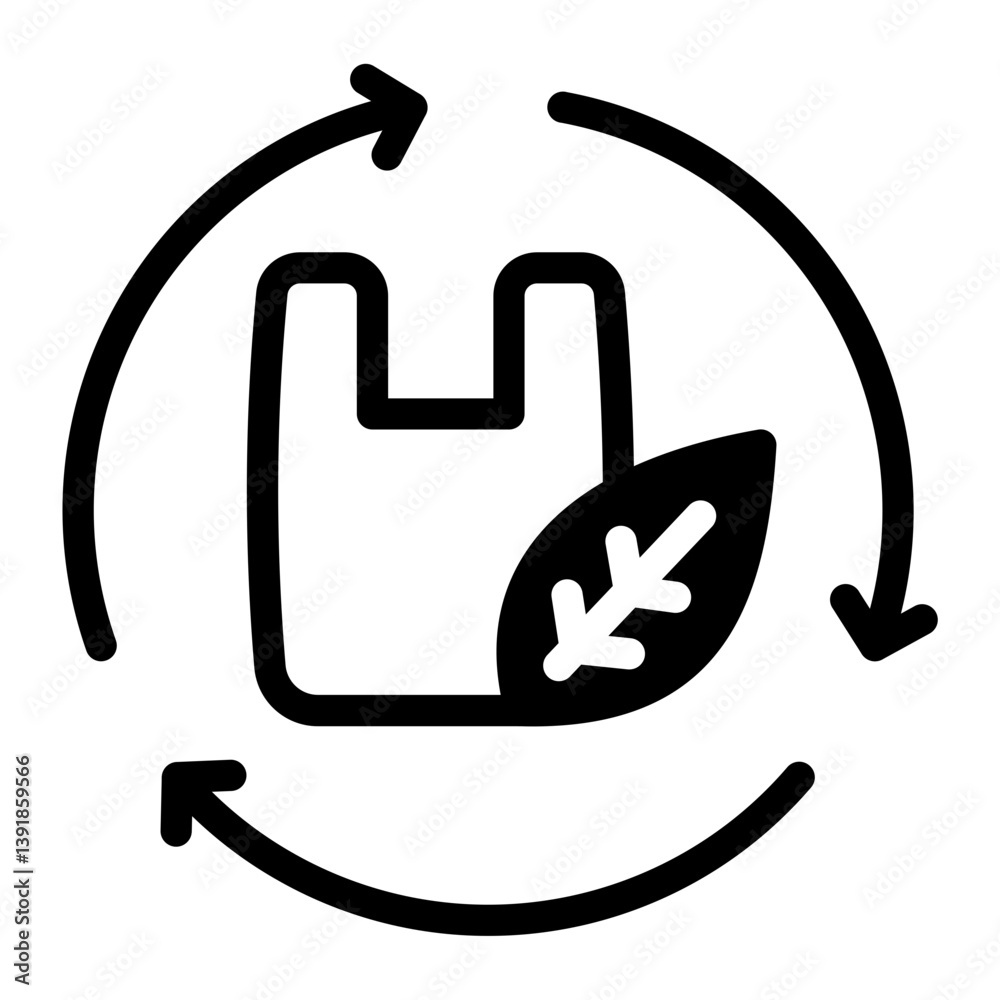 This Biodegradable icon is suitable for Earth Day, Save the Earth, Plastic Pollution, etc This Biodegradable icon is suitable for Earth Day, Save the Earth, Plastic Pollution, etc