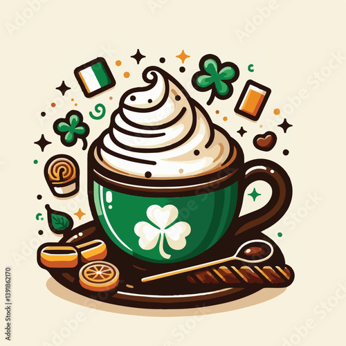 coffee, drink, beverage, irish, glass, espresso, cup, sweet, brown, cafe, cappuccino, food, caffeine, latte, milk, delicious, dessert, cream, cocktail, mug, sugar, background, irish coffee, alcohol, f