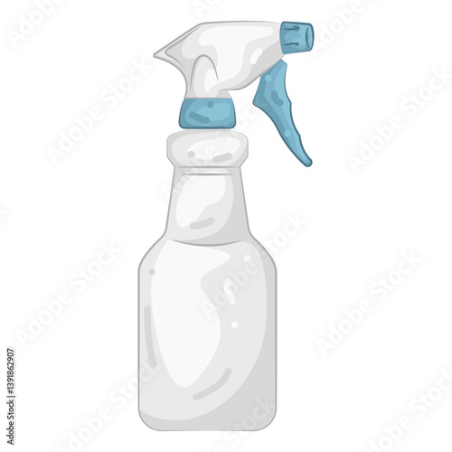 Illustration of barber spray bottle