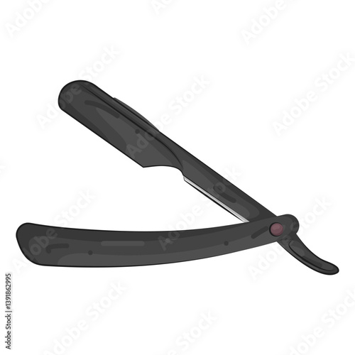Illustration of Straight Razor