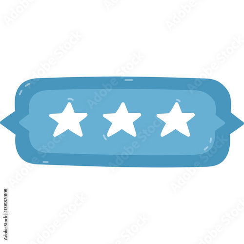 Lovely cartoon rubber stamp with stars in shape for postal service,  airmail envelope, post office. Hand drawn postmark isolated on white.