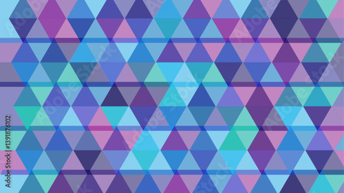 Abstract colorful seamless geometric pattern polygon mosaic vector background illustration. Modern geometric abstract seamless pattern vector background. Colorful trendy low poly background design.