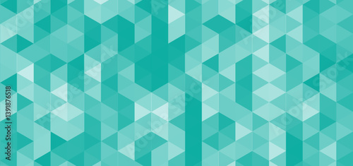 Abstract colorful seamless geometric pattern polygon mosaic vector background illustration. Modern geometric abstract seamless pattern vector background. Colorful trendy low poly background design.