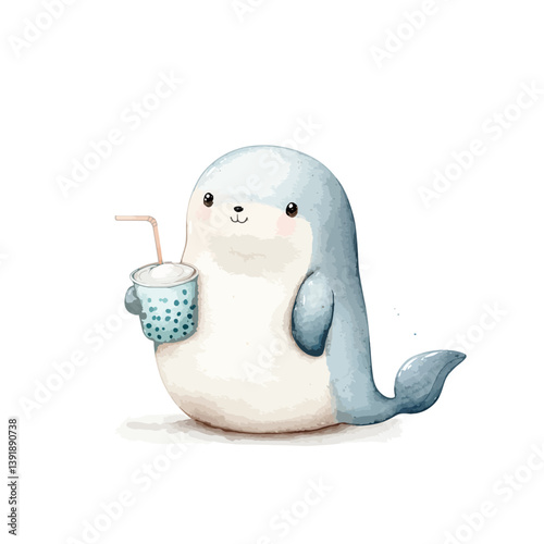 Cute Seal's Refreshment: A ...