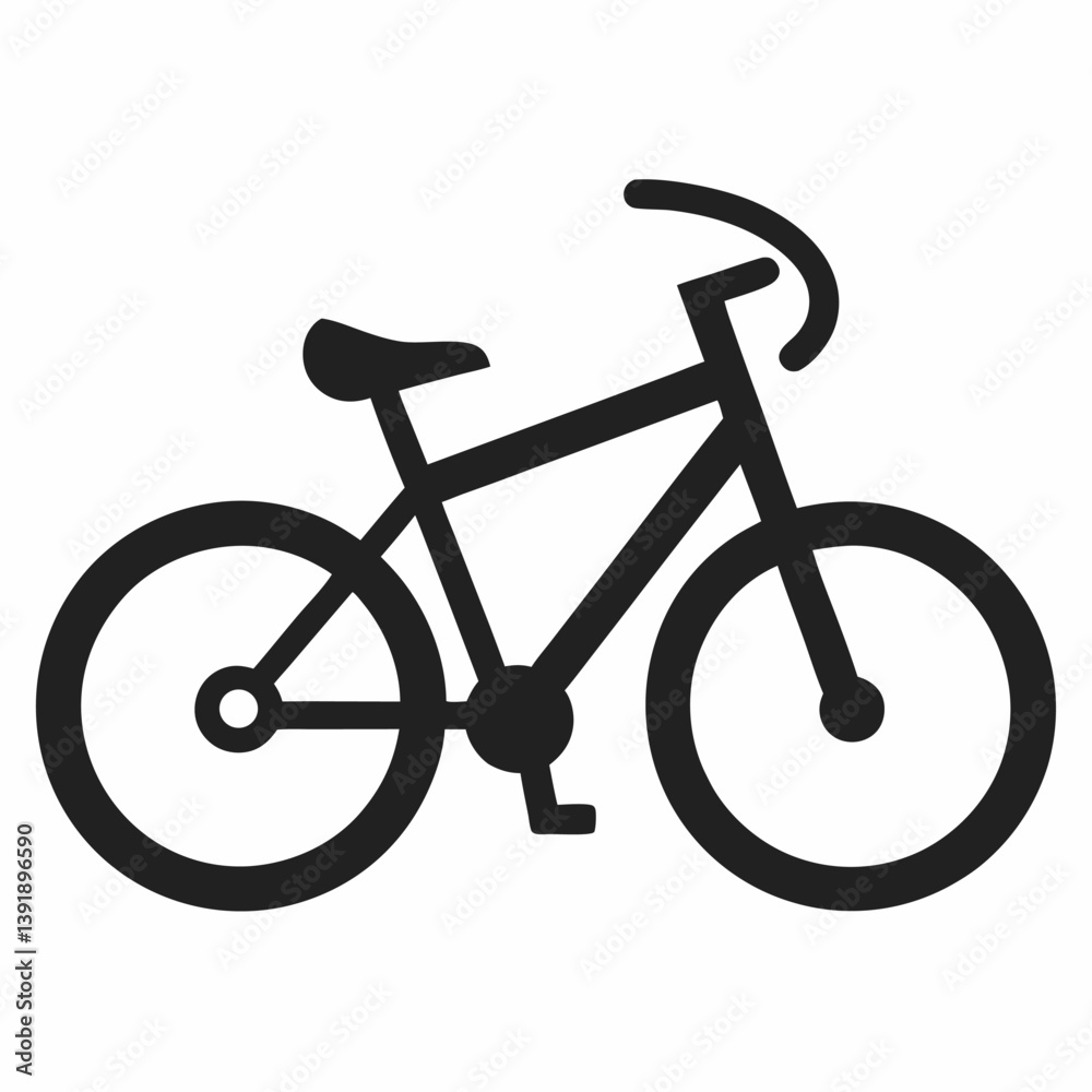 Fototapeta premium bicycle isolated on white