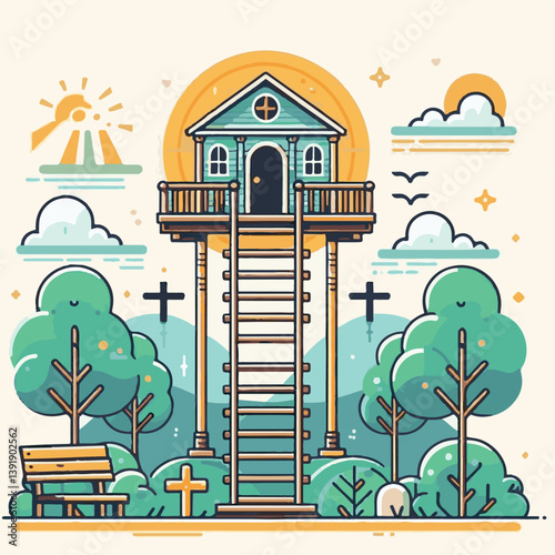 ladder, nature, blue, flower, jacob, garden, jacob's ladder, white, plant, polemonium, natural, herb, bloom, summer, beautiful, growth, blossom, blooming, perennial, up, jacobs, color, flora, beauty, 