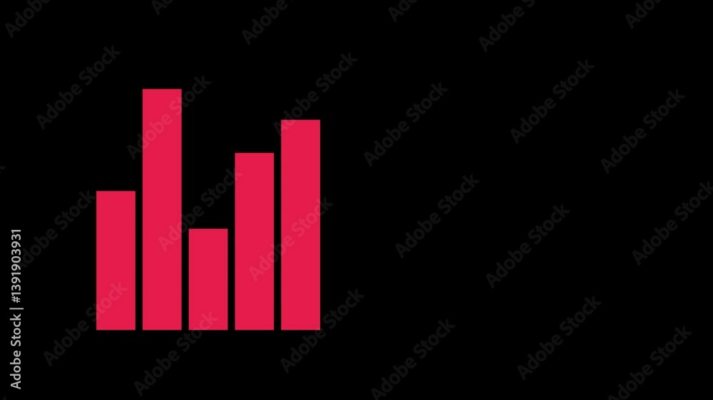video business revenue decline graph with alpha channel video business revenue decline graph with alpha channel