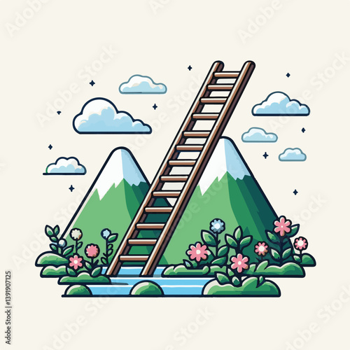 ladder, nature, blue, flower, jacob, garden, jacob's ladder, white, plant, polemonium, natural, herb, bloom, summer, beautiful, growth, blossom, blooming, perennial, up, jacobs, color, flora, beauty, 