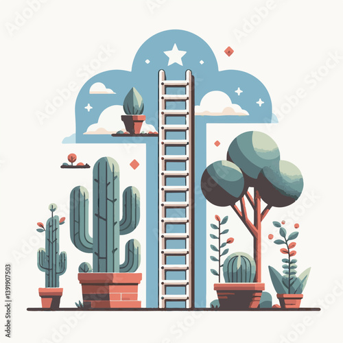 ladder, nature, blue, flower, jacob, garden, jacob's ladder, white, plant, polemonium, natural, herb, bloom, summer, beautiful, growth, blossom, blooming, perennial, up, jacobs, color, flora, beauty, 