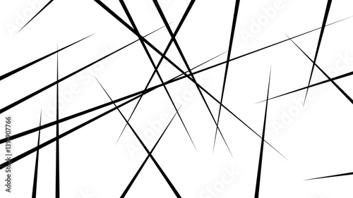 Geometric low poly abstract random lines background. Abstract background with random geometric line art. Random chaotic lines vector background.	
