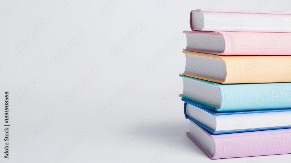 Stack of colorful books Stack of colorful books